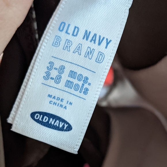 Brown one piece swimsuit/bathing suit with flowers - Picture 3 of 3